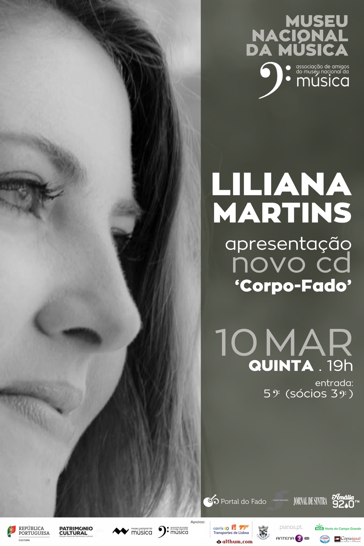 Liliana Martins apresenta “Corpo-Fado” no Museu Nacional da Música
