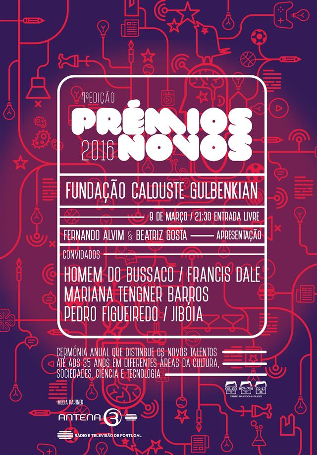 Gala dos “Prémios Novos” na Fundação Calouste Gulbenkian