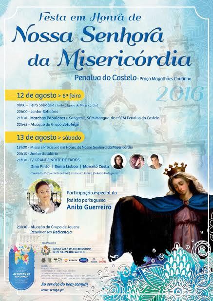 Anita Guerreiro actua nas Festas de Nossa Senhora da Misericórdia