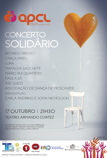 Concerto Solidário APCL- Associação de Paralisia Cerebral de Lisboa junta grandes nomes da música