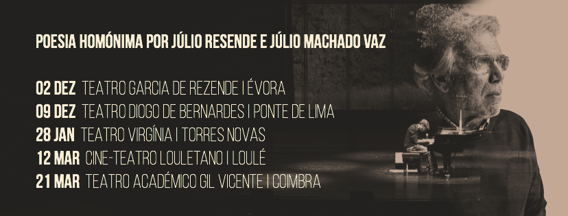 Júlio Resende e Júlio Machado Vaz juntos em palco: Conheça as primeiras datas!