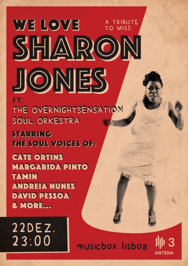 Concerto de homenagem a Sharon Jones no Musicbox em Lisboa