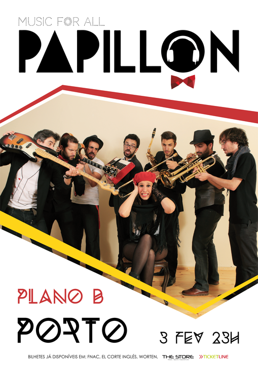 Os portuenses Papillon actuam ao vivo no Plano B