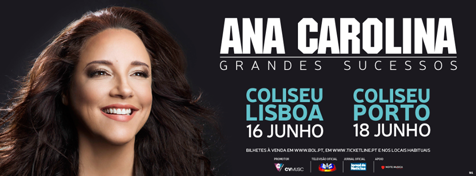 Ana Carolina traz “Grandes Sucessos” a Portugal
