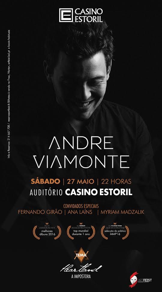 André Viamonte actua no Auditório do Casino Estoril