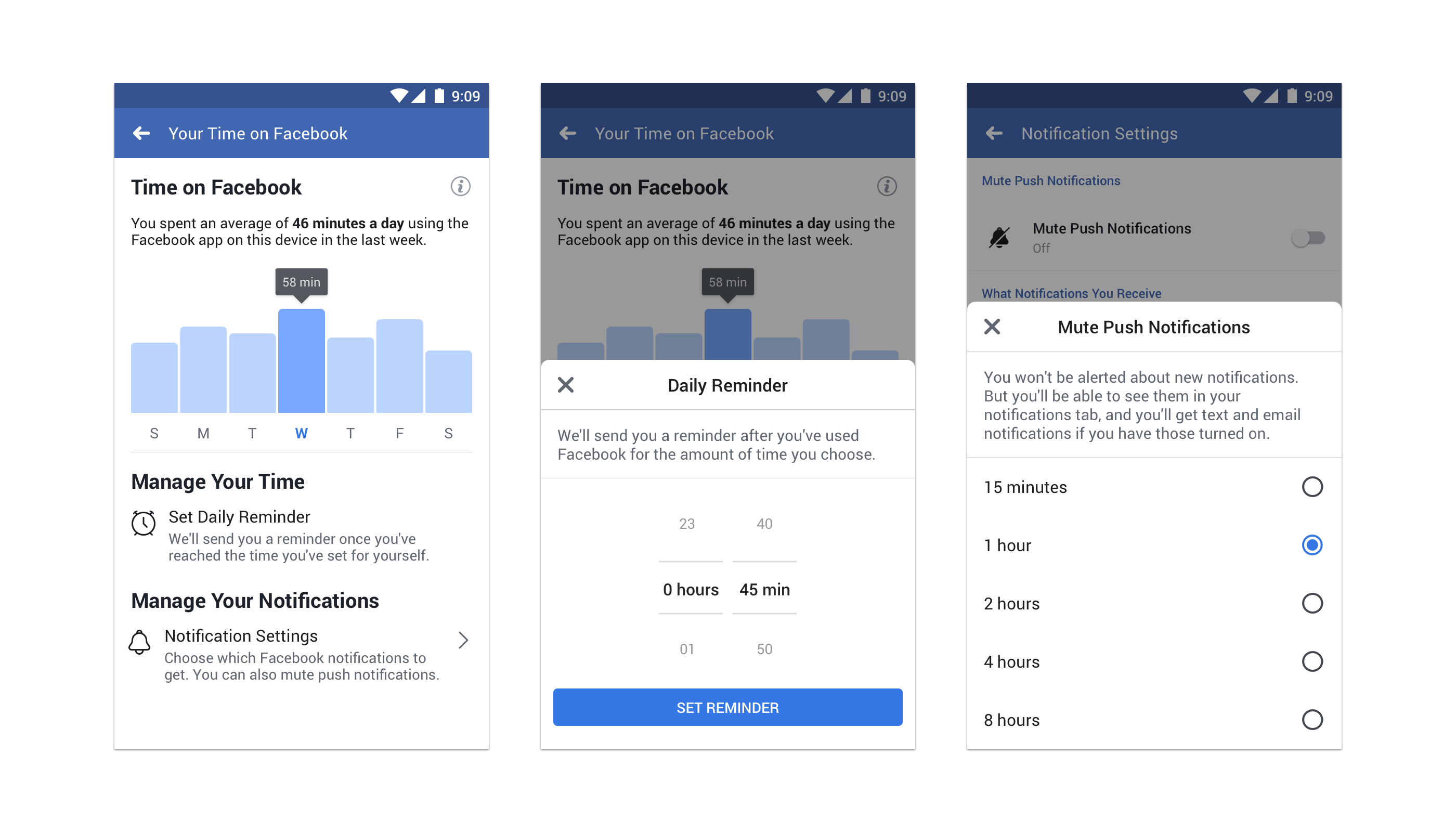 Facebook e Instagram lançam novas ferramentas para gerir o tempo que passa nestas aplicações