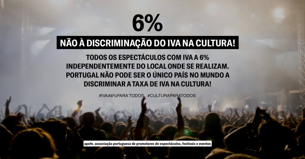 Cultura em Protesto: Hoje há bilhetes com IVA a 6%!