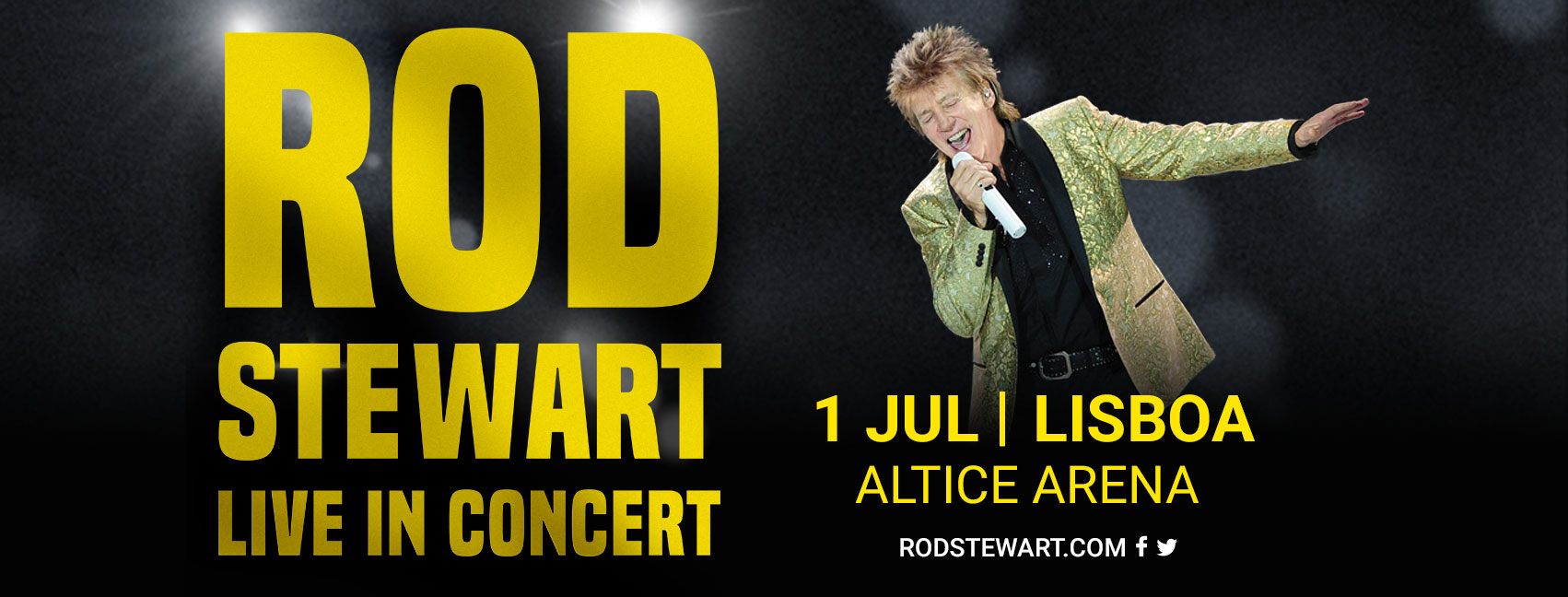 Rod Stewart actua em Portugal, no Altice Arena!