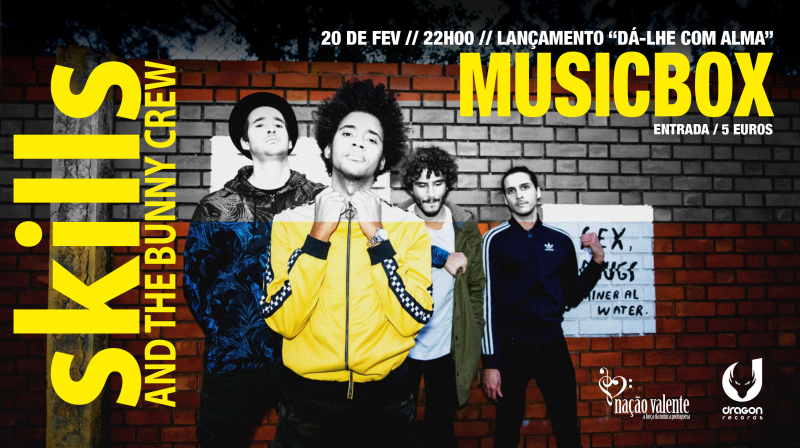 Skills & the Bunny Crew actuam no MusicBox, em Lisboa