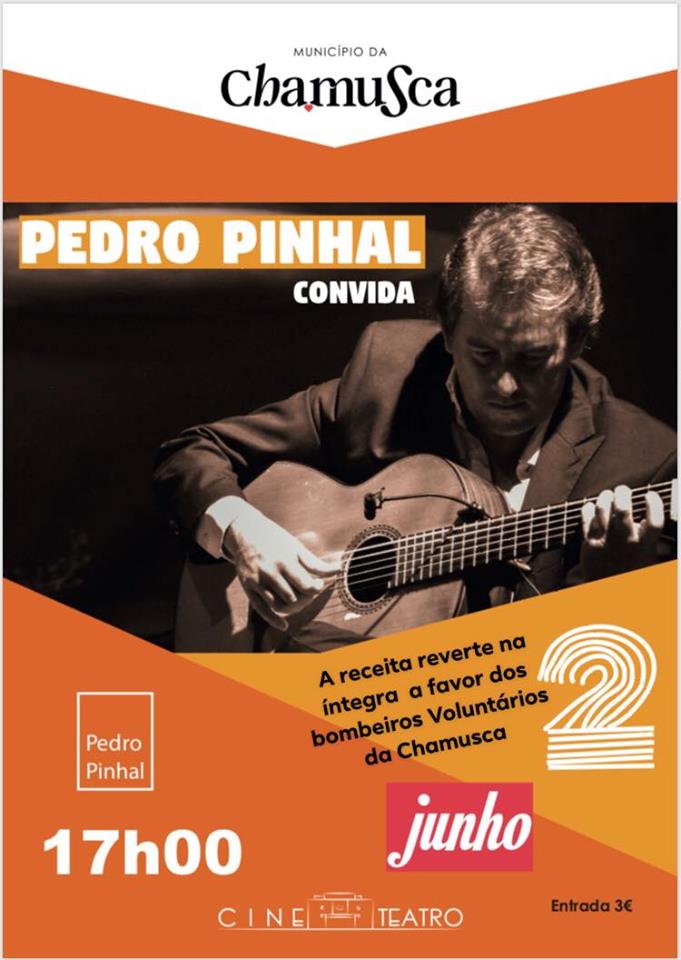 Pedro Pinhal actua na Chamusca em benefício dos Bombeiros Voluntários