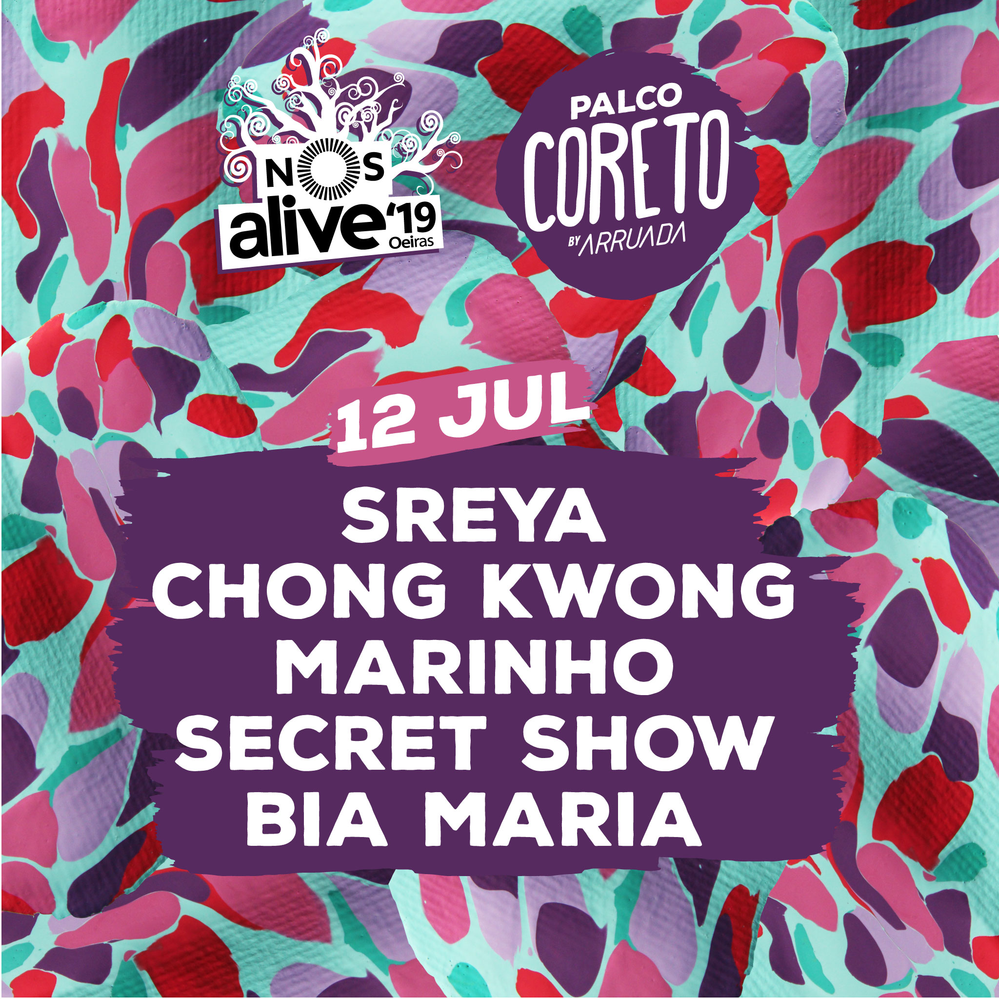 Sreya, Chong Kwong, Marinho e Bia Maria no NOS Alive
