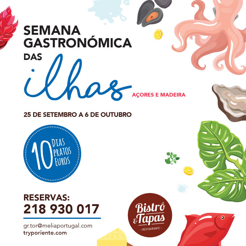 Semana Gastronómica das ilhas – Açores e Madeira no Tryp Oriente