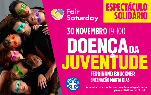 Teatro Aberto associa-se à Fair Saturday  para ajudar 2500 utentes da Médicos do Mundo