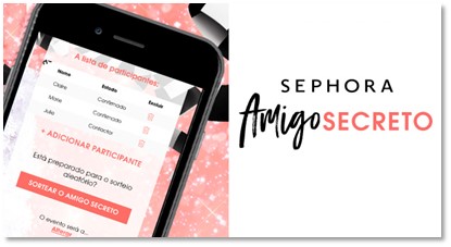 Sephora lança plataforma de amigo secreto para o Natal