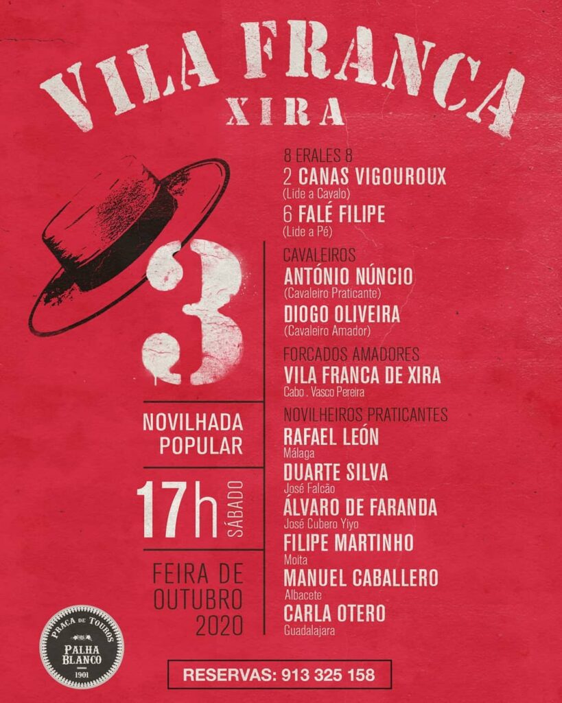 Vila Franca de Xira: Conheça o cartel da primeira novilhada da Feira de Outubro