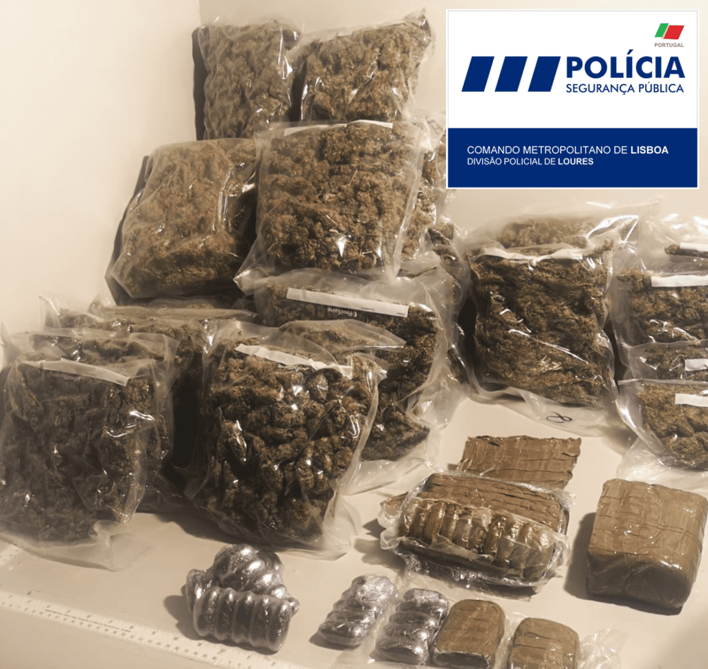 Loures: Cinco detidos por tráfico de droga