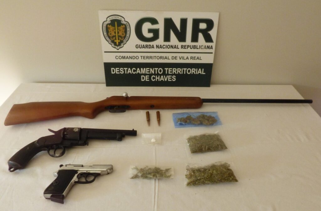 Chaves: Detido por posse de arma proibida, após ameaçar vizinhos