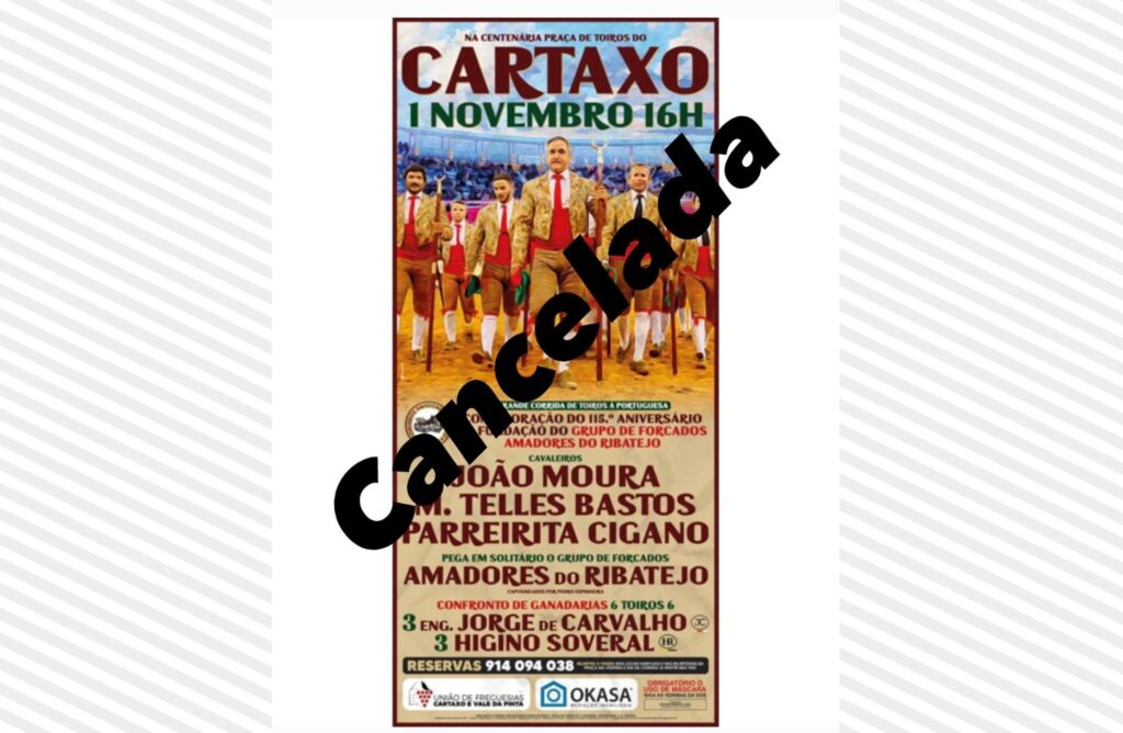 Corrida de Touros no Cartaxo foi cancelada