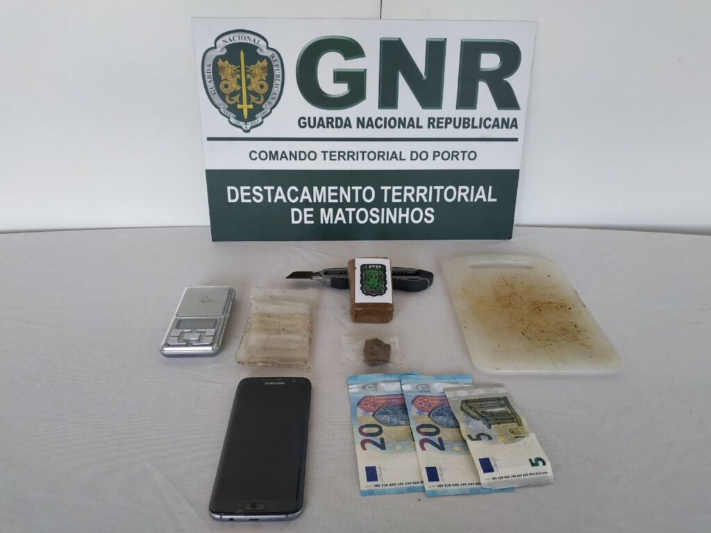 Maia: GNR deteve quarto elemento de uma rede de tráfico de droga