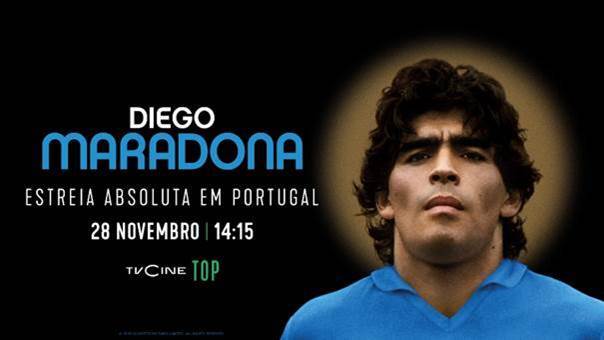 Documentário Diego Maradona em estreia absoluta em Portugal este sábado nos Canais TVCine