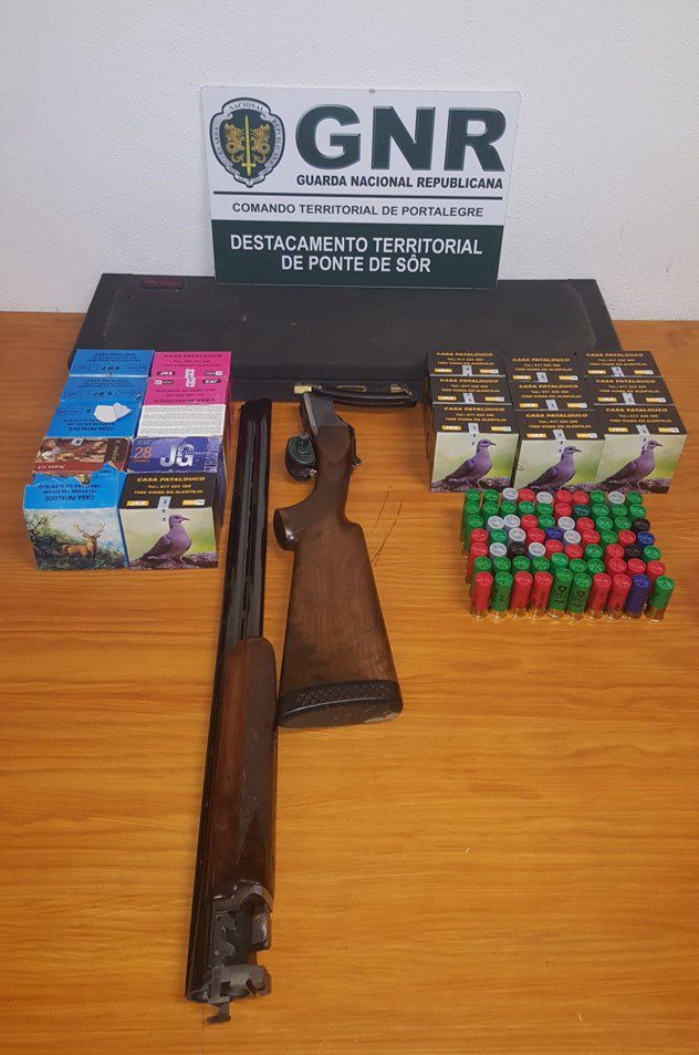 Ponte de Sor: Apreensão de arma de fogo por violência doméstica