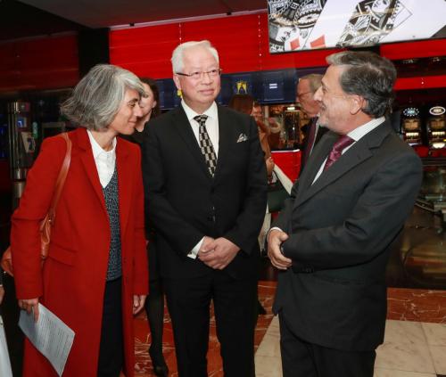 Guilherme d'Oliveira Martins, Min. Cultura Graça Fonseca, Choi Man Hin e António Vieira Coelho