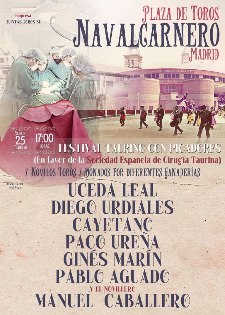 Festival Taurino em Navalcarnero a 25 de Fevereiro