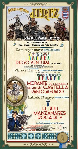 Jerez de la Frontera apresenta 3 cartéis arrebatadores