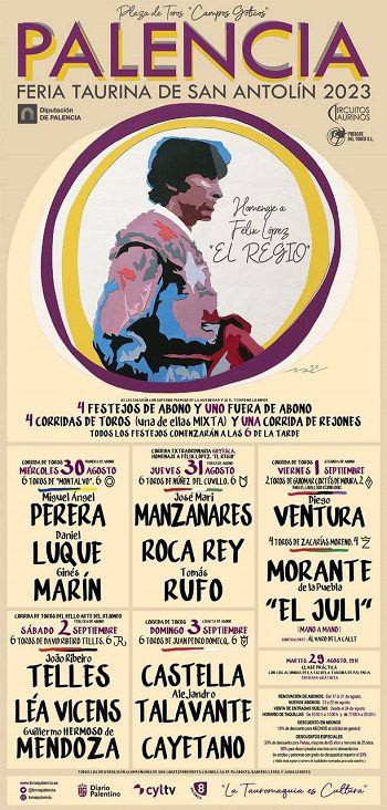João Ribeiro Telles na Feira Taurina de Palencia
