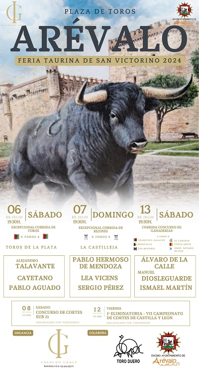 Feira Taurina de Arévalo revela cartéis