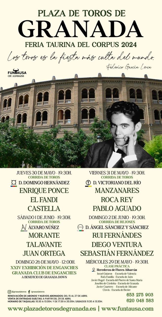 Rui Fernandes toureia em Granada