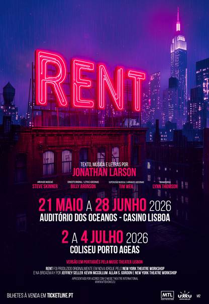 RENT regressa a Lisboa e estreia-se no Porto: o musical da Broadway volta aos palcos portugueses