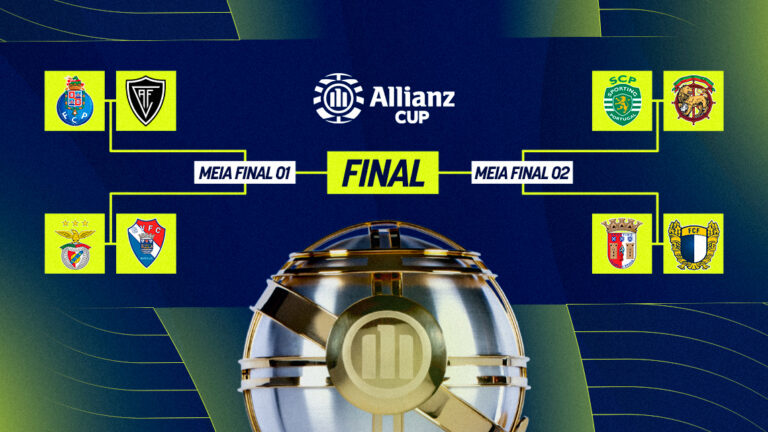 Allianz CUP 2026/27 já tem quartos de final definidos: FC Porto recebe Académico e Benfica defronta Gil Vicente