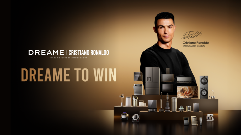 Cristiano Ronaldo é o novo rosto global da Dreame em parceria para acelerar casas inteligentes