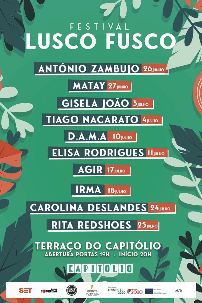 Festival Lusco-Fusco no Capitólio com cartaz de luxo