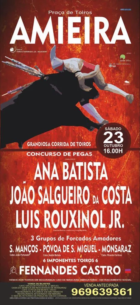 Ana Batista, Salgueiro da Costa e Rouxinol Jr. em Amieira