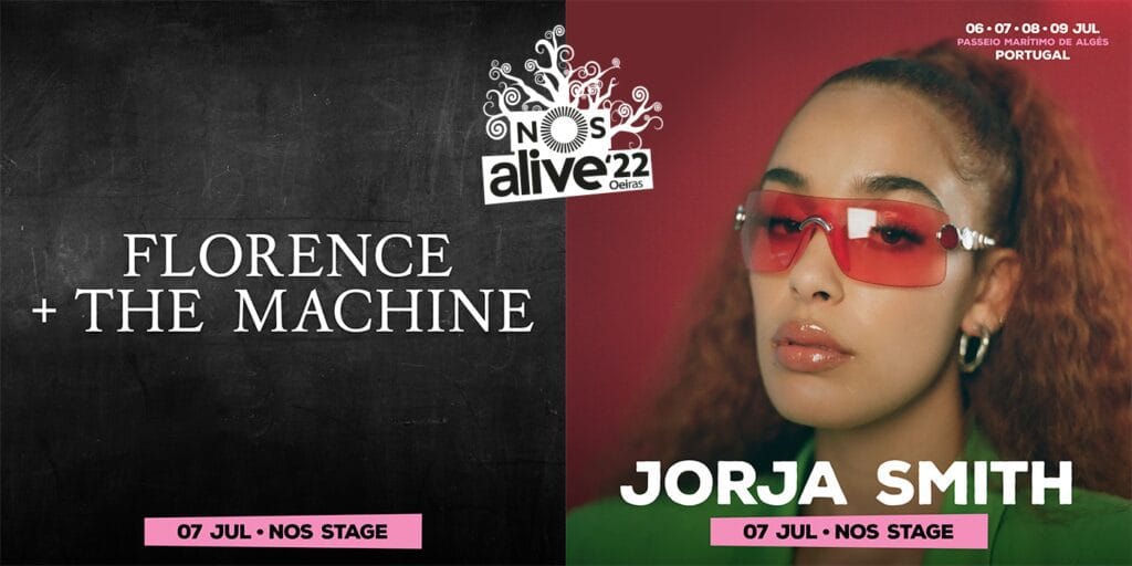 Florence + The Machine e Jorja Smith no NOS Alive