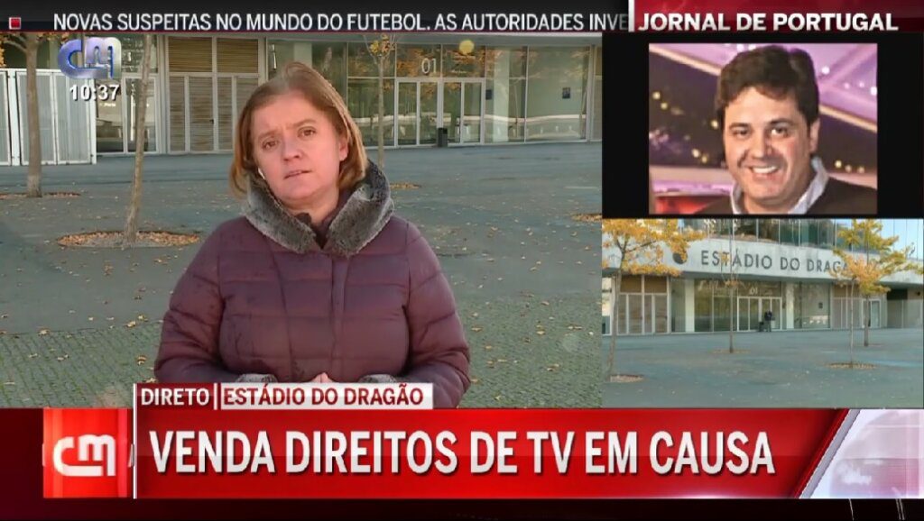 CMTV: Claque Super Dragões atacou Tânia Laranjo em directo