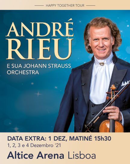 André Rieu regressa a Portugal para uma série de concertos na Altice Arena