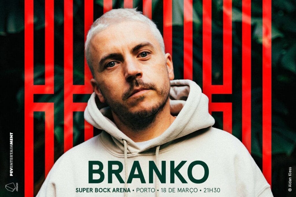 Porto: Branko anuncia concerto na Super Bock Arena