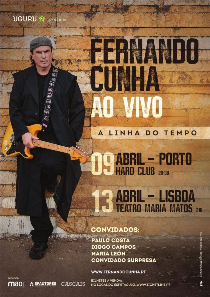Fernando Cunha anuncia concertos em Porto e Lisboa