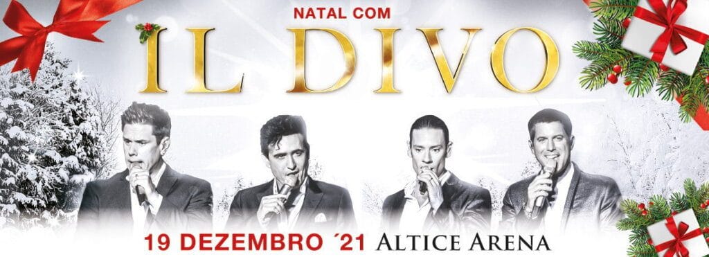 Il Divo actuam na Altice Arena a 19 de Dezembro