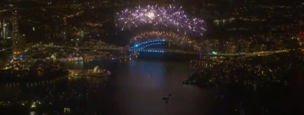 Austrália já entrou em 2022: Veja aqui o magnífico espectáculo pirotécnico