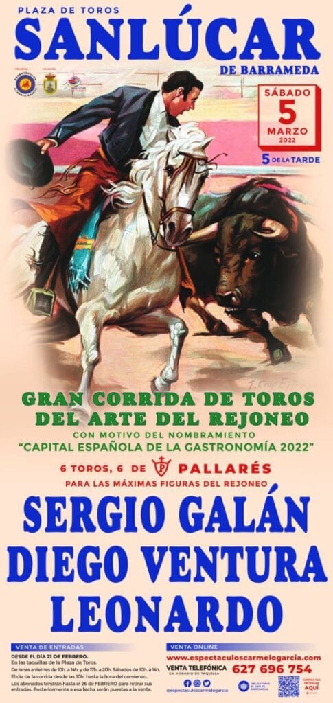 Galán, Ventura e Leonardo em Sanlúcar de Barrameda