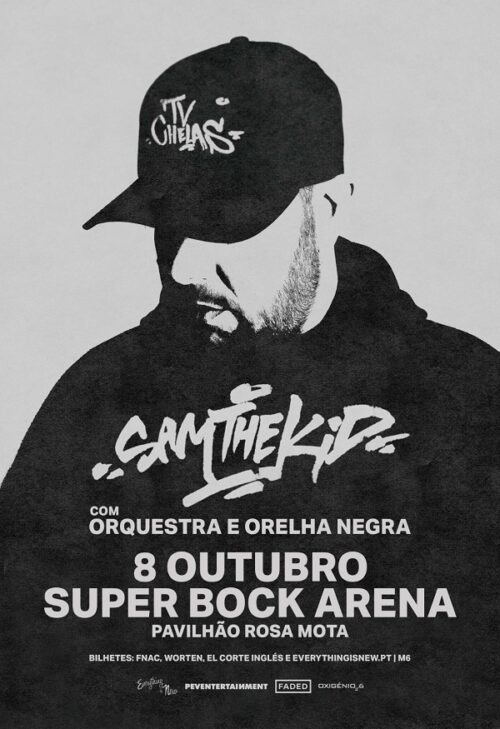 Sam The Kid com Orquestra e Orelha Negra a 8 de Outubro na Super Bock Arena