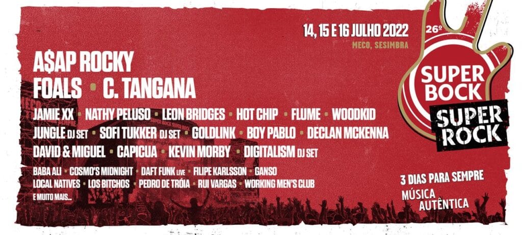 Há novas confirmações no cartaz do Super Bock Super Rock