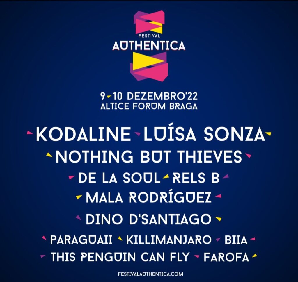Festival Authentica anuncia Kodaline, Mala Rodriguez, This Pinguin Can Fly e Farofa