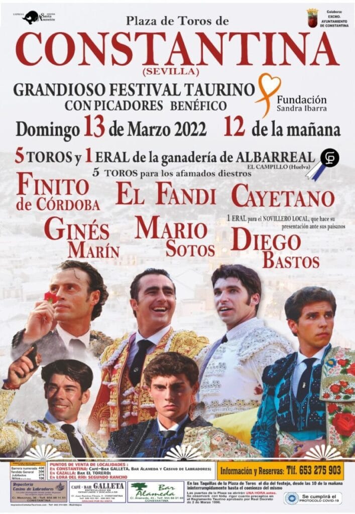 Festival Taurino em Constantina a 13 de Março