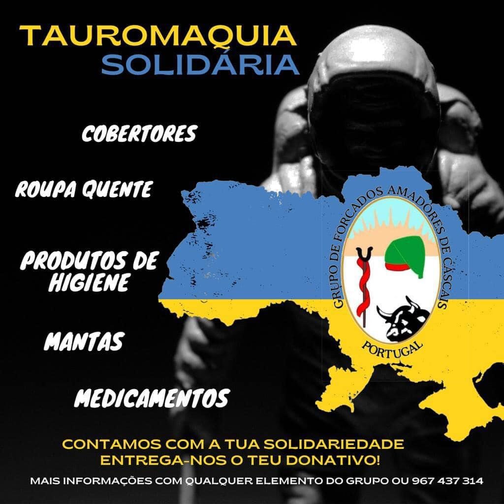 Forcados Amadores de Cascais lançam campanha de apoio à Ucrânia