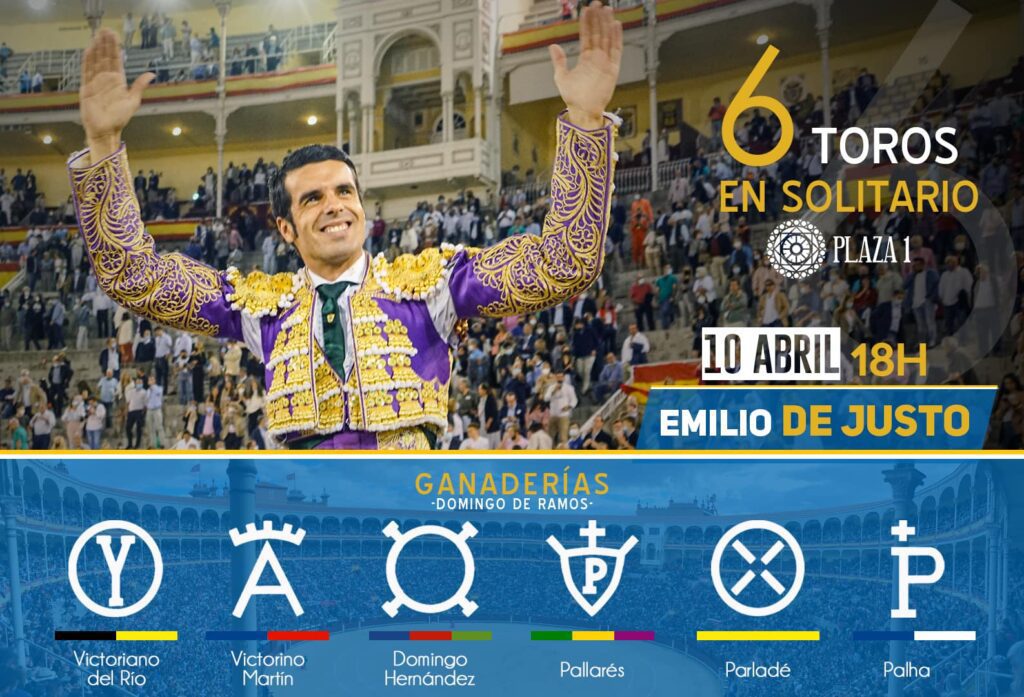 Emilio de Justo anuncia as 6 ganadarias para a encerrona em Madrid